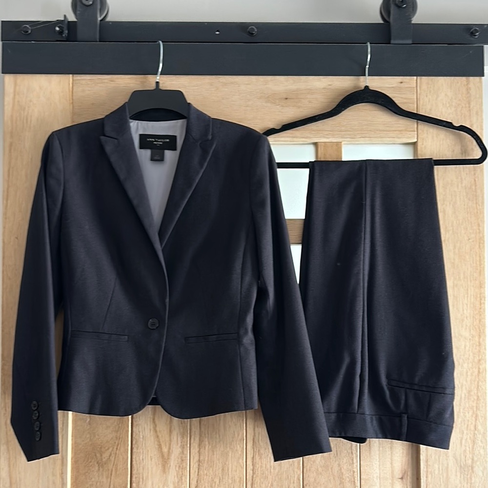 Black Blazer and Pants Suit Set